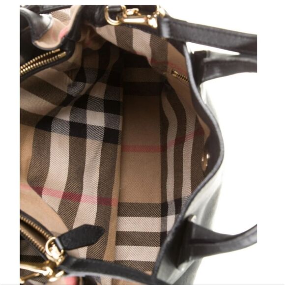 Burberry Black Leather Tote Bag - Picture 5 of 6